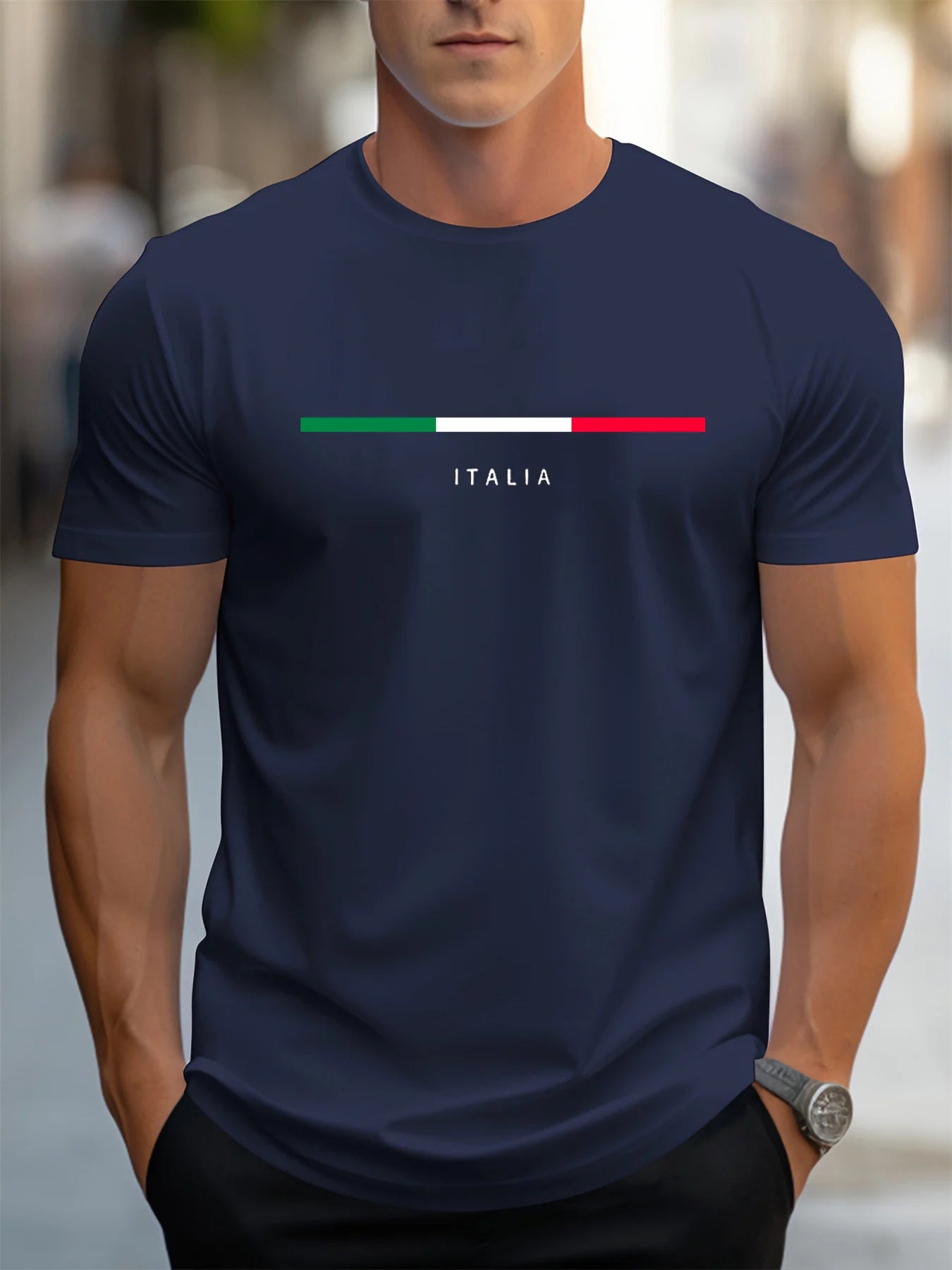 Camiseta Masculina 100% Algodão Italiana Casual Premium - BOLDMAN