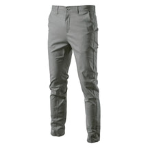 Calça Masculina Cinza Slim Fit Casual de Algodão Premium | BOLDMAN