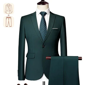 Costume Masculino Verde Escuro Super Slim em Poliviscose | BOLDMAN