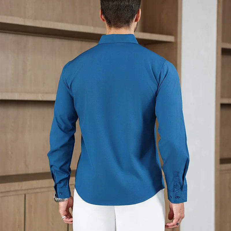 Camisa Social Masculina em Algodão Egípcio Premium | BOLDMAN