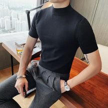Camiseta de Malha Masculina Slim Fit – BOLDMAN