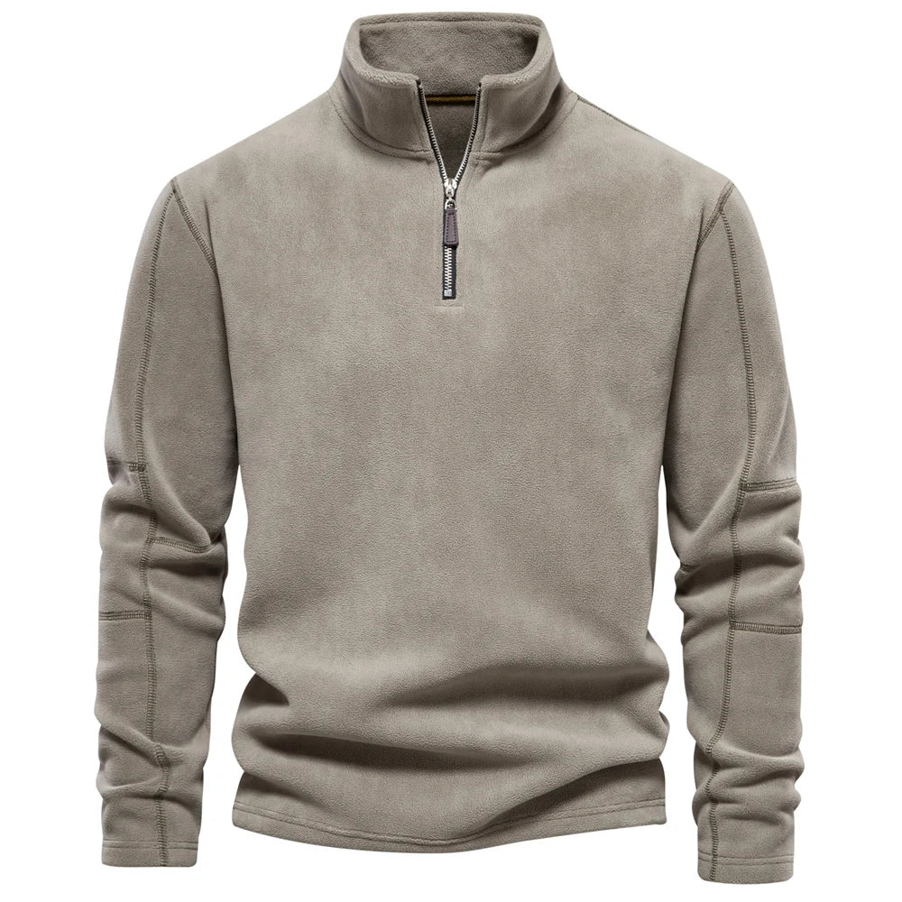 Jaqueta Masculina AIOPESON de Lã Grossa com Zíper – BOLDMAN