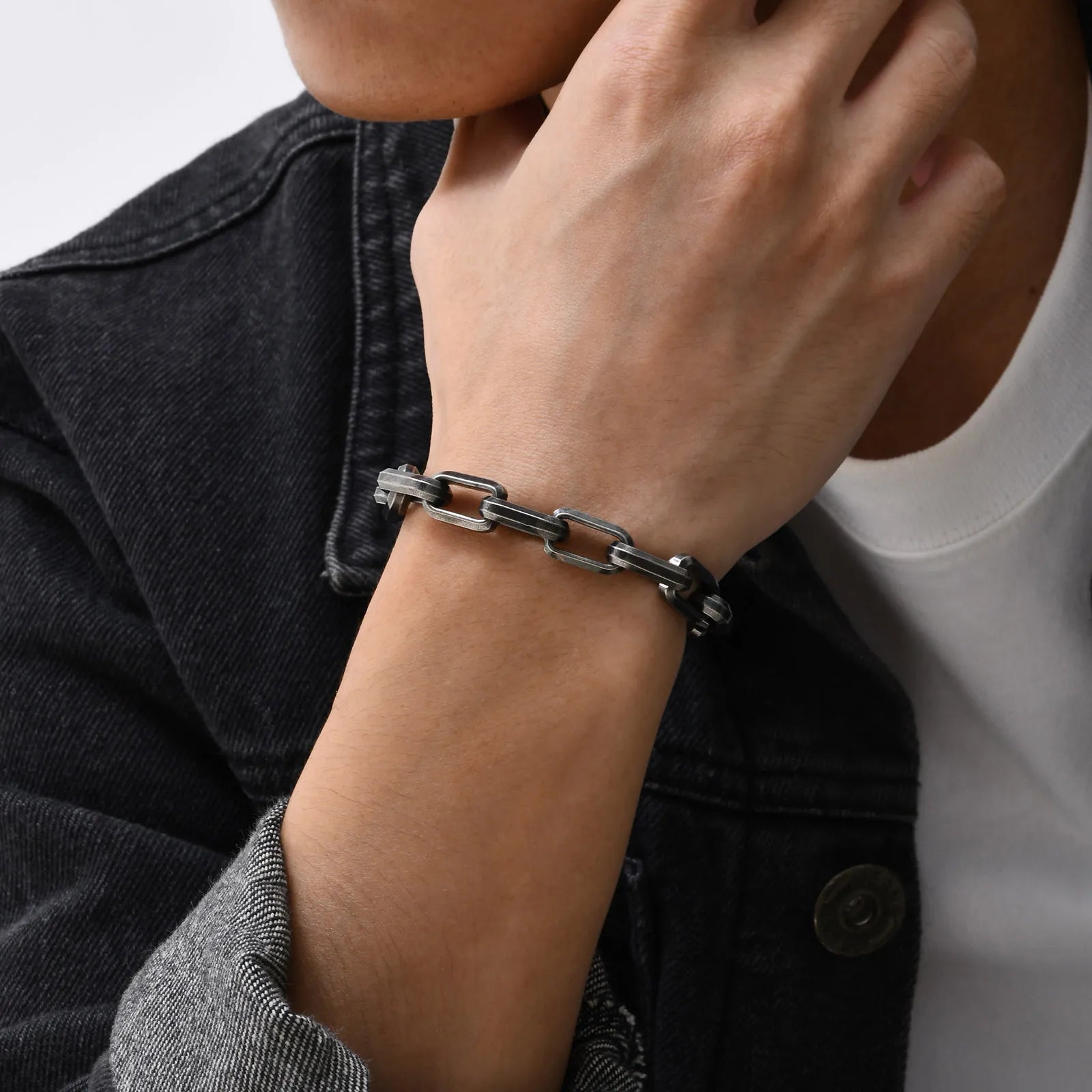 Pulseira Masculina em Aço Inoxidável Dourado - BOLDMAN