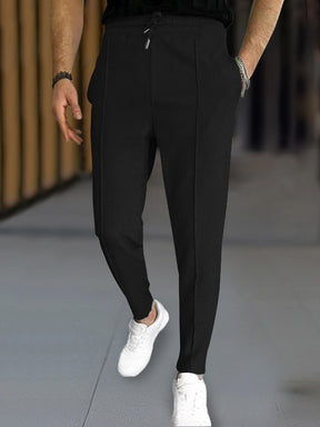 Calça Waffle Masculina Slim com Cordão Ajustável – BOLDMAN