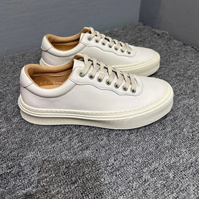 Tênis Masculino de Luxo: Sola Grossa e Couro Premium - BOLDMAN