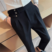Calça Social Masculina Slim Cintura Alta BOLDMAN