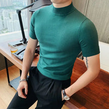 Camiseta de Malha Masculina Slim Fit – BOLDMAN