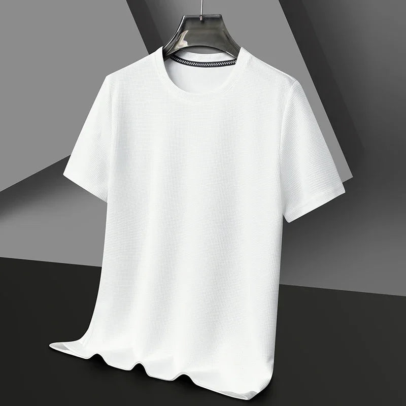 Camiseta Masculina Waffle Premium Verão Slim Fit – BOLDMAN