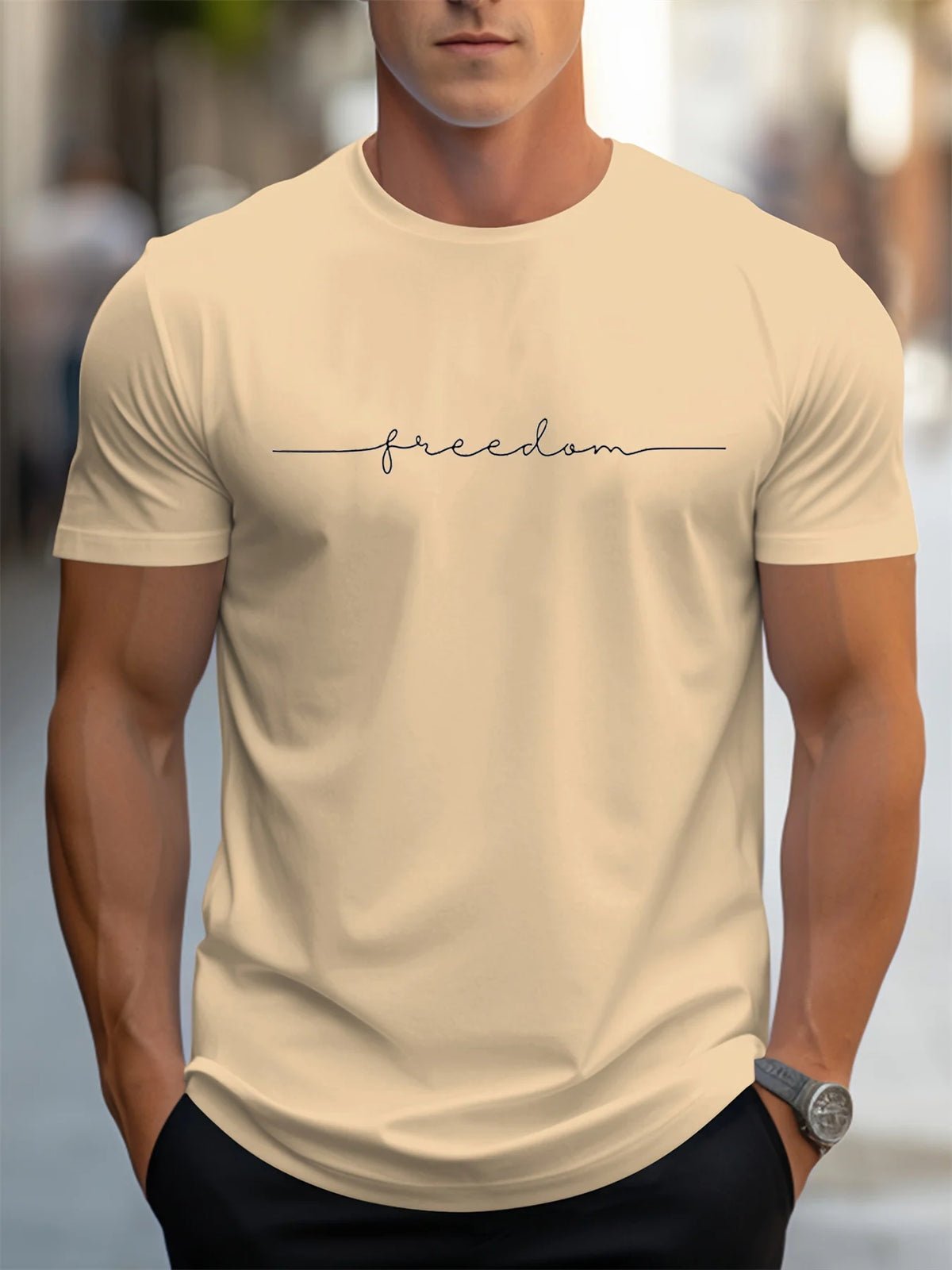 Camiseta Masculina 100% Algodão Casual Plus Size Premium - BOLDMAN