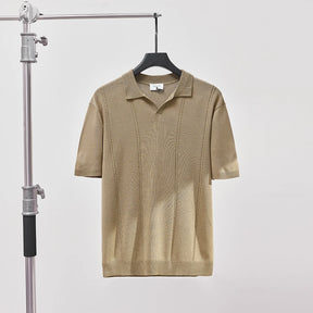 Camiseta Polo Masculina Waffle Slim Fit – Gola V - BOLDMAN