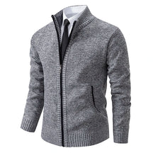Casaco de Lã com Zíper | Cardigan Masculino de Inverno | BOLDMAN