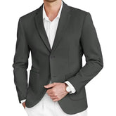 Blazer  Masculino Verde Militar Escuro de Tweed Slim Fit Premium em Alfaiataria Italiana | BOLDMAN
