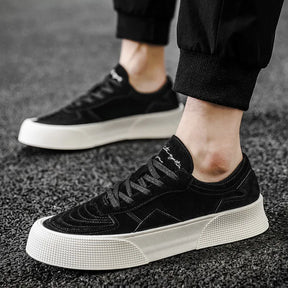 Sneaker Masculino Canvas Castanho | Sola Grossa | Bold Man™
