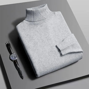 Suéter Masculino Gola Alta Slim – Malha Anti-Pilling - BOLDMAN