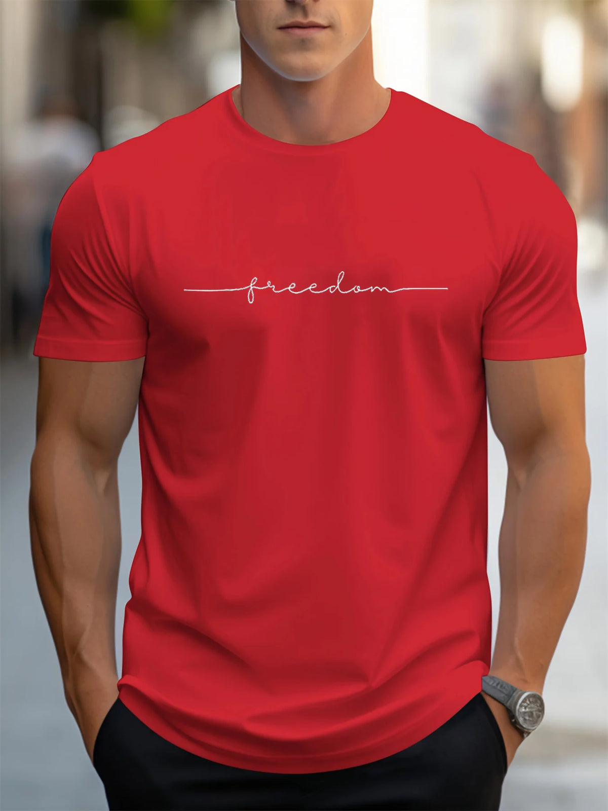 Camiseta Masculina 100% Algodão Casual Plus Size Premium - BOLDMAN