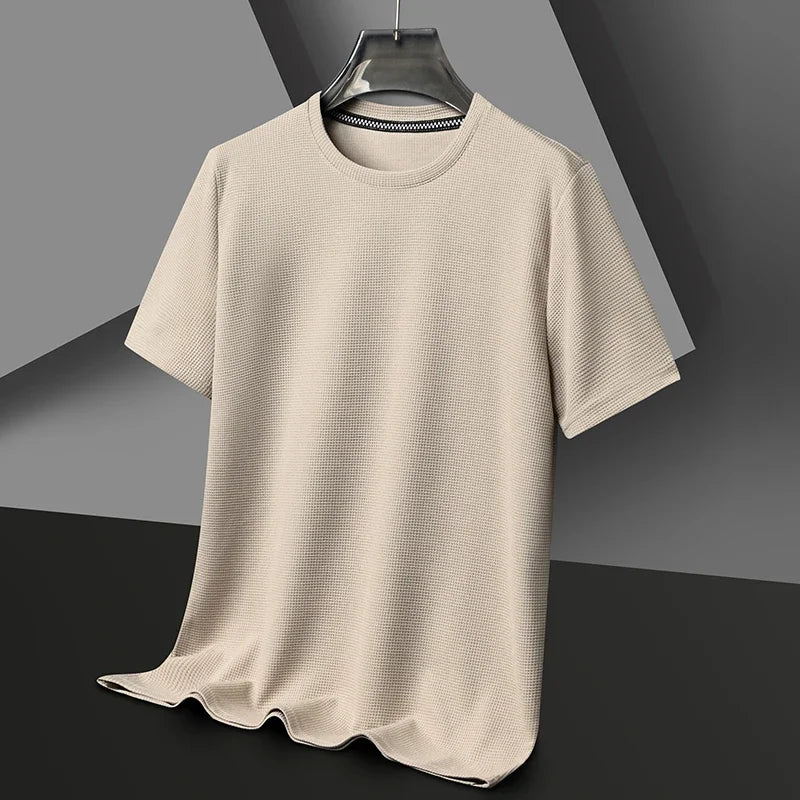 Camiseta Masculina Waffle Premium Verão Slim Fit – BOLDMAN