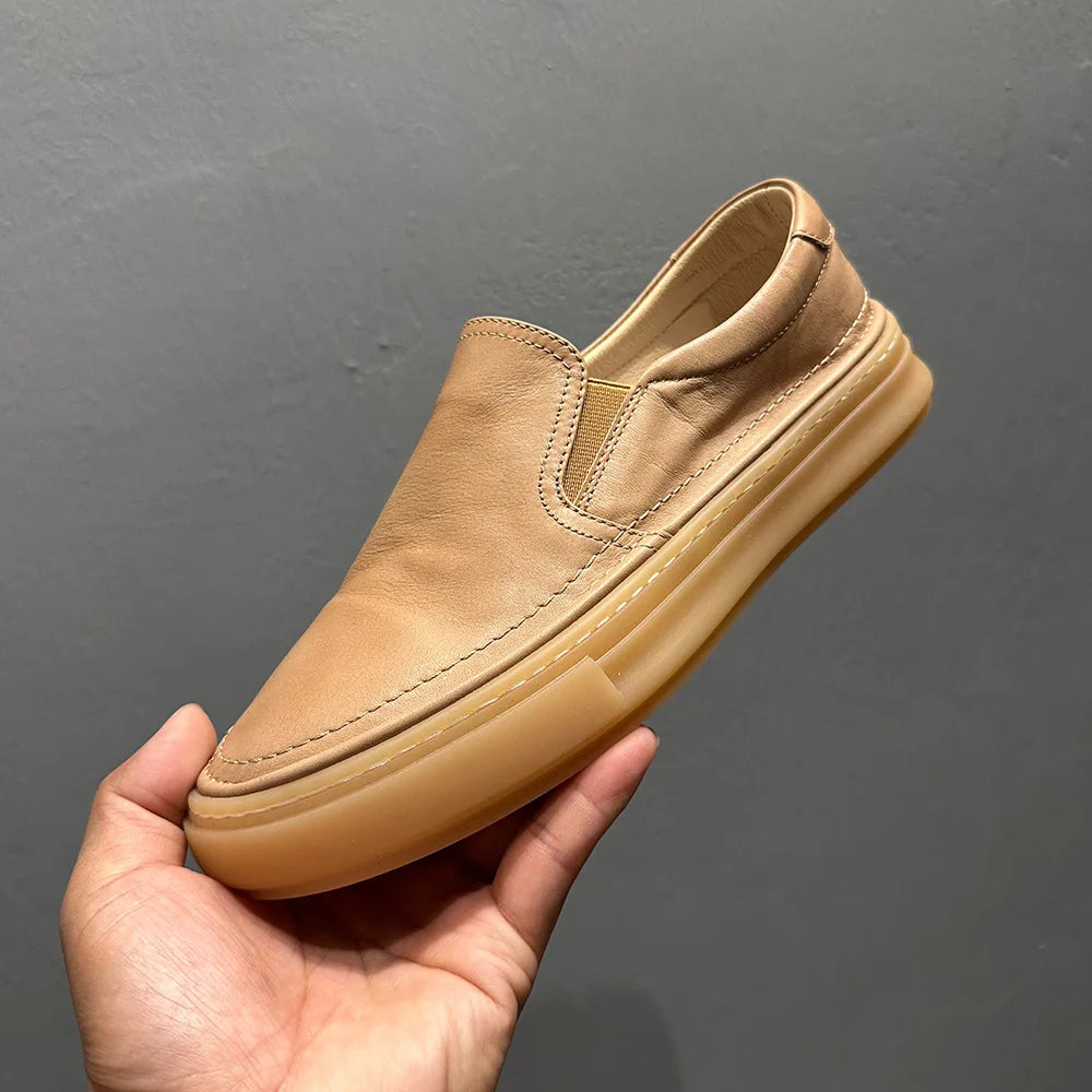 Sapato Masculino de Couro Genuíno e Antiderrapante - BOLDMAN