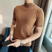 Camiseta de Malha Masculina Slim Fit – BOLDMAN