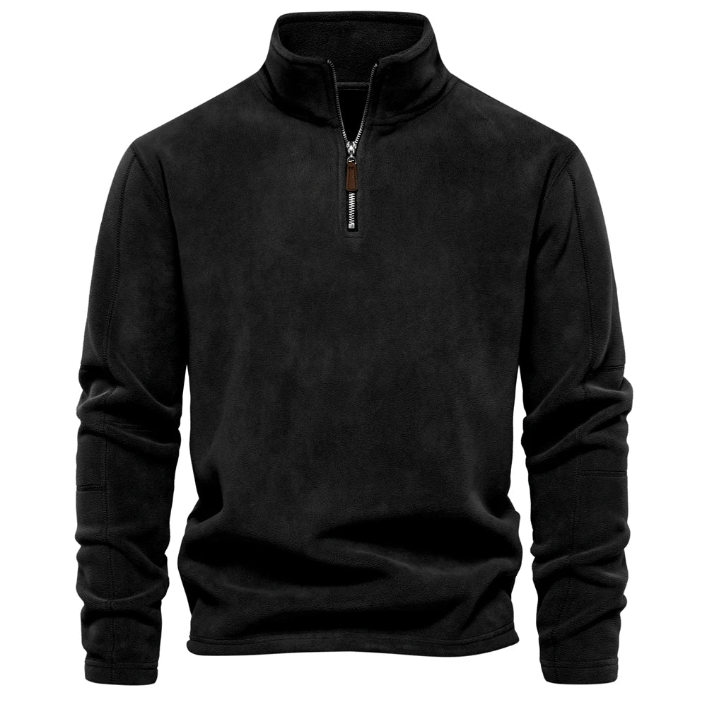 Jaqueta Masculina AIOPESON de Lã Grossa com Zíper – BOLDMAN