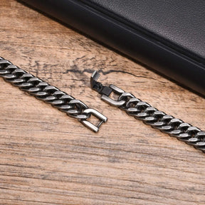 Pulseira Masculina em Aço Inoxidável Retrô - BOLDMAN