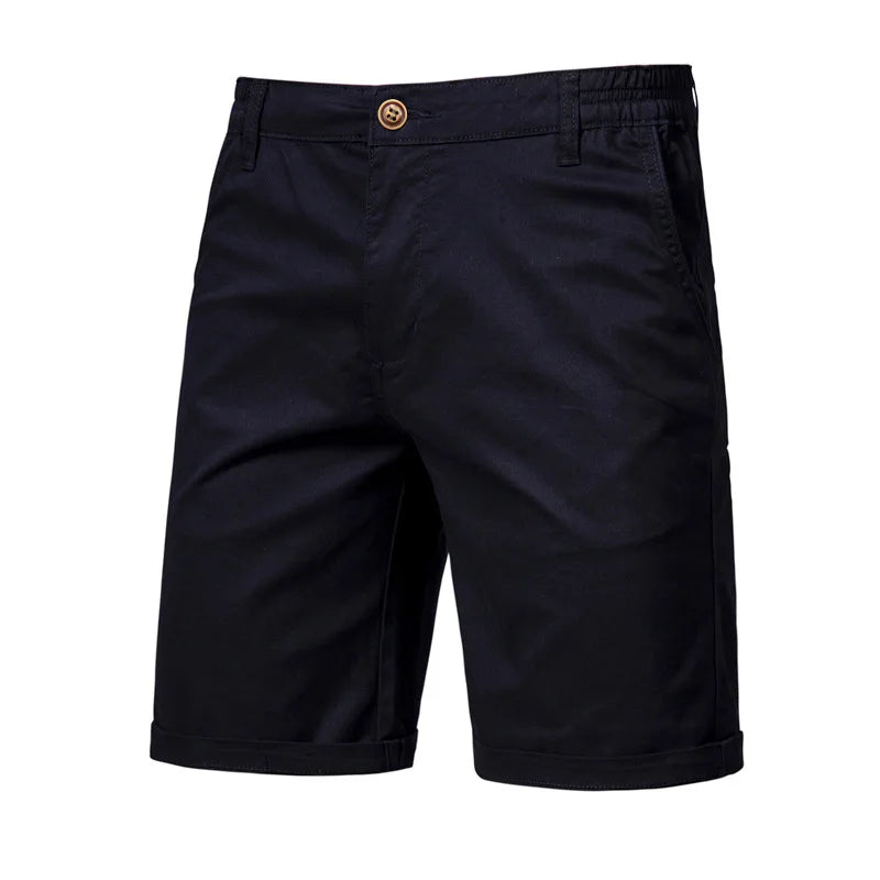 Bermuda Masculina de Sarja | Bolsa Faca Preta | Bold Man™