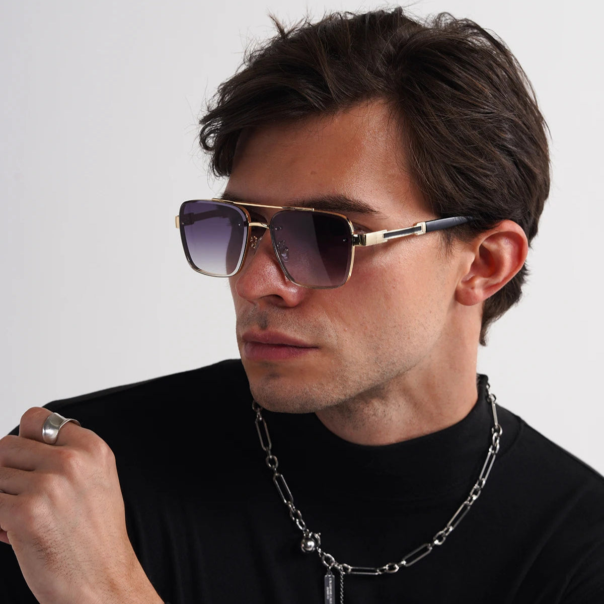 Óculos de Sol Masculinos de Luxo Estilo Executivo | BOLDMAN