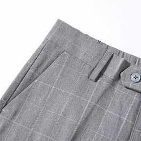 Calça Social Xadrez Verão BOLDMAN – Regular Fit