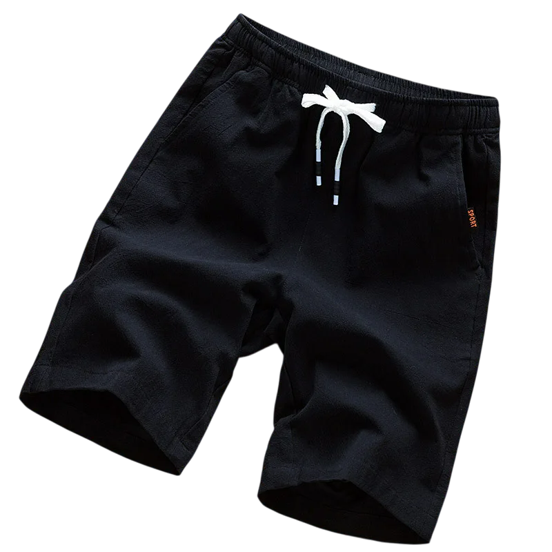 Shorts Masculino Linho Sintético  | Respirável & Solto | Bold Man™