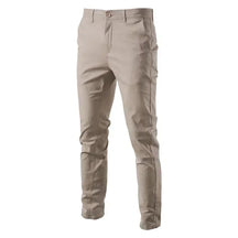 Calça Masculina Cáqui Slim Fit Casual de Algodão Premium | BOLDMAN