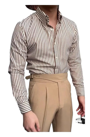 Camisa Manga Longa Letras 2024 — Estilo Japonês Hong Kong Wind - BOLDMAN