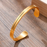 Pulseira Masculina Fina Aço Inoxidável Premium - BOLDMAN