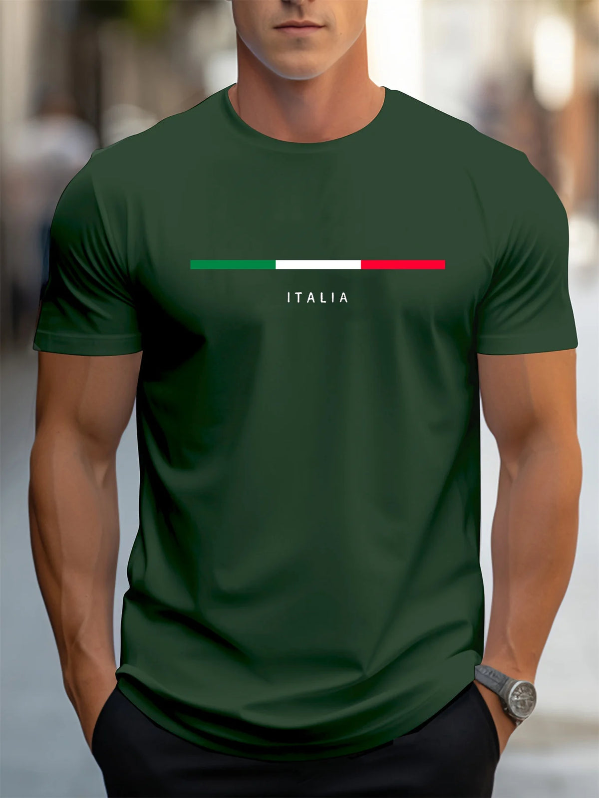 Camiseta Masculina 100% Algodão Italiana Casual Premium - BOLDMAN