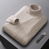 Suéter Masculino Gola Alta Premium – Estilo Inverno BOLDMAN