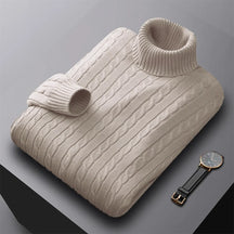Suéter Masculino Gola Alta Premium – Estilo Inverno BOLDMAN
