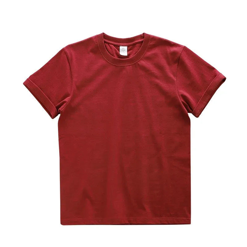 Camiseta Masculina Vermelha Boldman Dukeen Oversize 100% Algodão Premium