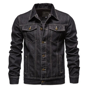 Jaqueta Jeans Masculina Slim Fit Vintage Outono 2025 - BOLDMAN