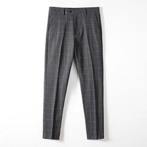 Calça Social Xadrez Verão BOLDMAN – Regular Fit