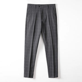 Calça Social Xadrez Verão BOLDMAN – Regular Fit
