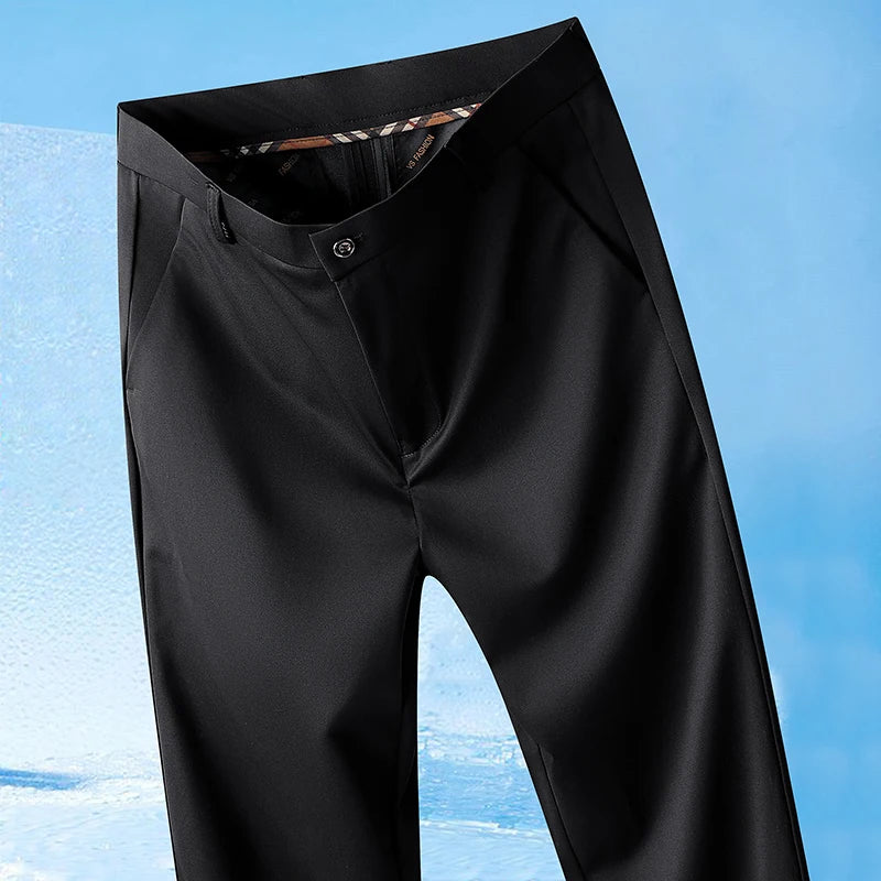 Calça Masculina de Verão Reta | Tecido Fresco | BOLDMAN