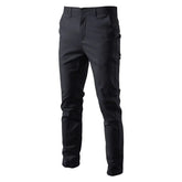 Calça Masculina Preta Slim Fit Casual de Algodão Premium | BOLDMAN