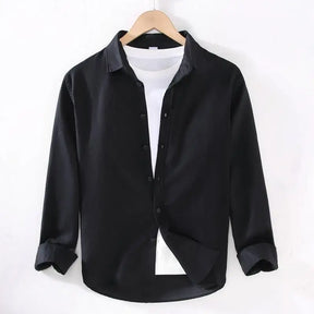 Camisa Masculina Manga Longa em Algodão e Linho Premium - BOLDMAN