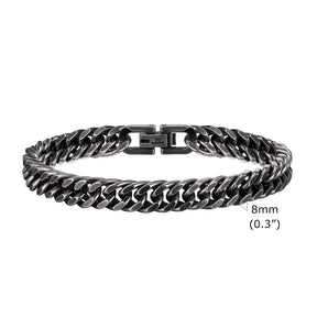 Pulseira Masculina em Aço Inoxidável Retrô - BOLDMAN