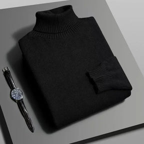 Suéter Masculino Gola Alta Slim – Malha Anti-Pilling - BOLDMAN