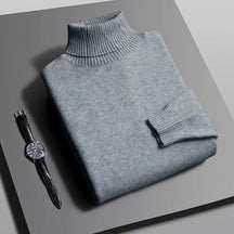 Suéter Masculino Gola Alta Slim – Malha Anti-Pilling - BOLDMAN