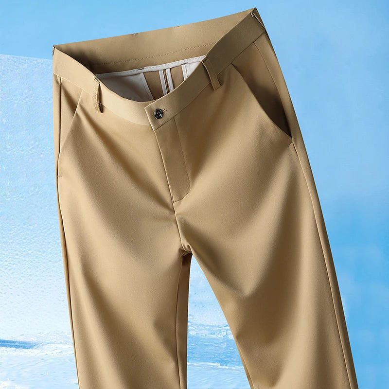 Calça Masculina de Verão Reta | Tecido Fresco | BOLDMAN