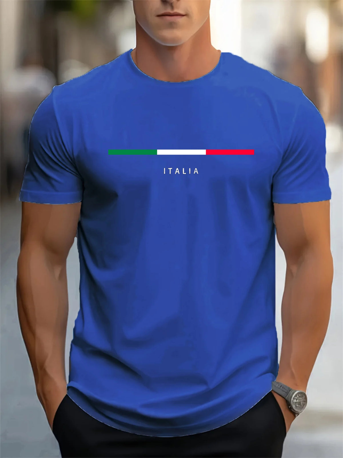 Camiseta Masculina 100% Algodão Italiana Casual Premium - BOLDMAN