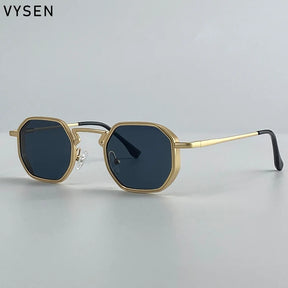 Óculos de Sol Vysen Statement em Metal Masculino| Design Polígono | BOLDMAN