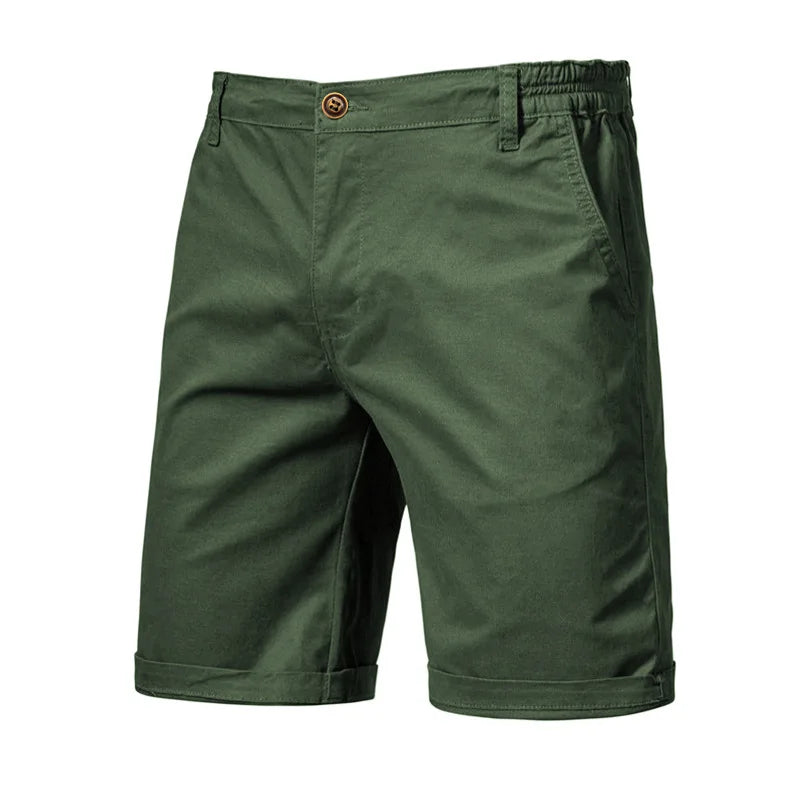 Bermuda Masculina de Sarja | Bolsa Faca Verde | Bold Man™