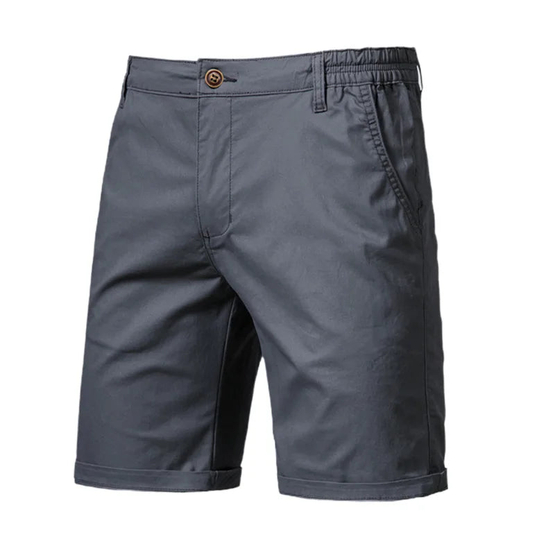 Bermuda Masculina de Sarja | Bolsa Faca Cinza-Escuro | Bold Man™
