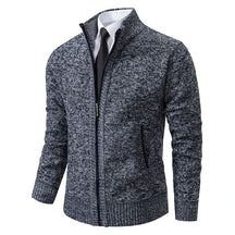 Casaco de Lã com Zíper | Cardigan Masculino de Inverno | BOLDMAN